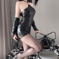 Sexy Nightclub Outfit Shorts Jumpsuit Leather Suit Bodysuits For Women Z37