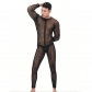 Sexy Men Underwear Long Sleeve Jumpsuit One-Piece Bodysuit N981