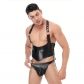 Sexy PU Leather Men Suit Stage Performance Clothing Personalized Factory Direct Sales N982