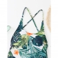 Summer Swimsuits Leaf Print Beach Women Sexy Bikini A2206