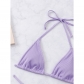 Light Purple Wholesale Swimsuit Halter Sexy Young Tiny Swimwear Sexy Bikini A2207