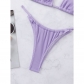 Light Purple Wholesale Swimsuit Halter Sexy Young Tiny Swimwear Sexy Bikini A2207