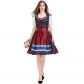 High Quality Traditional Bavarian Oktoberfest Beer Girl Costume m40664