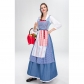 Manor Maid Costume Vintage Garden Maid Long Skirt Show Beer Costume YM0923