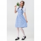 The Wizard Of Oz Cosplay Dorothy Adult Stage Costume Elise Maid Dress YM0915