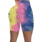 tie dye sexy printed women short yoga pants leggings M30121