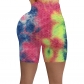 tie dye sexy printed women short yoga pants leggings M30121