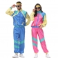 Couple Retro 70s Hip-hop Hippie Rock Opera Halloween Stage CostumesMS5090 5091