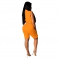 Women Sleeveless Digital Printing Clothing Summer Sets Two Piece 8614