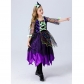 Halloween Cosplay Girl Witch Vampire Bat Cape Children Costumes YM8533