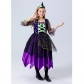 Halloween Cosplay Girl Witch Vampire Bat Cape Children Costumes YM8533