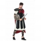 Halloween Kid Samurai Warrior Cape Shield Knife Adult Man Costume XY82312