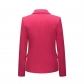Short Suit Jacket Double Breasted Top Coat Solid Color Women Blazer H2013