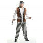 Men Pirates Of The Caribbean Costume Game Halloween Knight Costume XY82239