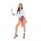 Halloween Stage Animation Pirate Queen Costumes Role Play Fun uniforms SL3395
