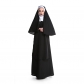 Couple Halloween Cosplay Nun Habit Priest Christian Missionary Catholic Costume SM89171