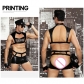 Mens Sexy Erotic Uniform PU Leather Cosplay Police Costume M7354