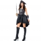 Role Playing Pirates Black Sexy Cosplay Women Halloween Costume M40767