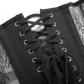 Women Sexy Lace Mesh Breathable Steel Boned Slimming Belt Waist Trainer Corset MS1525