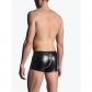 Patent Leather Zipper Black Short Pant Slim Men's Leggings Thin Nightclub N805