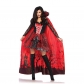 Women Witch Cosplay Vampire Zombie Costume Red Demon Dress YM40524
