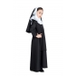 2019 new design children  woman dress uniform for costume carnival costume nun uniformM40646