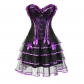 Purple Waist Corset With Skirt M1416