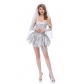 Halloween Cosplay White Bride Wedding Dress M40531