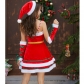 Red Off Shoulder New Year Sexy Christmas Dress m1199