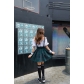 Japanese school girl Dress cheerleading performance clothe M40709-2
