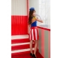 US Navy cosplay cheerleader Dress costume M40710