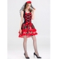 Gothic Corpse Bride Costume Fancy Cosplay Party Wear Dress M40459