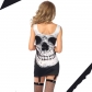 New Skeleton T-Shirt  Women Cosplay Skull Costumes M40482