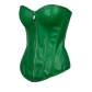 Plus Size Leather Sexy Green Corset M1400