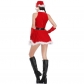 Sexy Plush Warm Red Velvet Santa Claus Swing Costume M21946