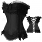 New style lace up overbust bustier corset M1667