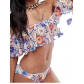 Hot Sexy one-touch digital print swimsuit 17080