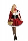 red hot sale maid costume m4789