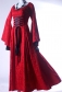 red long sleeve costume m4736