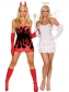 Sexy Devil And Angel Costume M4426