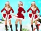 Sexy Velvet Santa Costume M1139