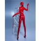 Sexy catwoman PVC leather jumpsuit M7016A
