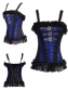 blue sexy lace corsets m1266c