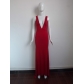 Sexy Red Maxi Dress M3982d