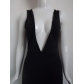 Sexy Black Long Maxi Dress M3982b
