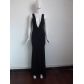 Sexy Black Long Maxi Dress M3982b