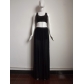 Black Two Piece Bodycon Evening Dress M3968a