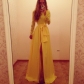Sexy Fashion Yellow Evening Dress M3952