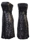 Black Shiny Sexy Clubwear M3855a