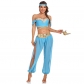 Sexy Aladdin Magic Lamp Princess Jasmine Dress Themed Halloween Costume SM20276